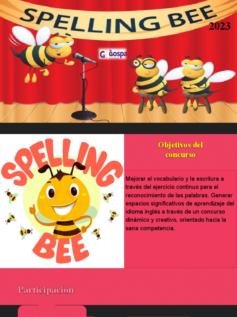 Spelling Bee 2023 Pdf