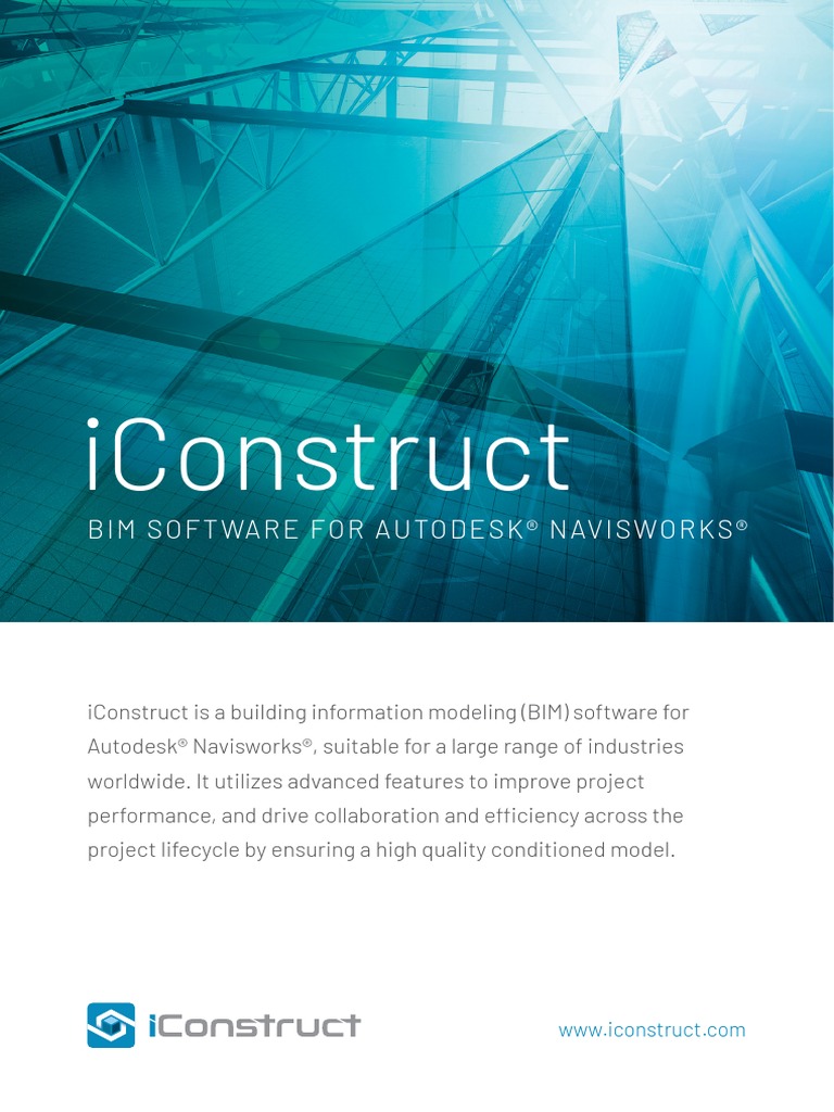 Iconstruct Brochure Original A4 WEB PDF Building Information Modeling Microsoft Access