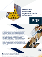 La Estructura Organizativa. Componente Esencial de La Empresa