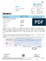 Medical Laboratory Report: Mote Ramudu Aadhar No: 4202 9708 2109