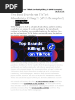 The Best Brands On TikTok Absolutely Killing It