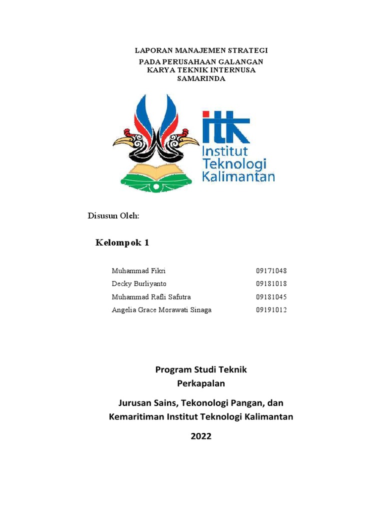 Kelompok 1 - PT Karya Teknik Internusa Abadi | PDF