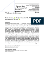 Sex As Boys' Fame, But Girls' Shame Adversaria Adolescent Gender Roles and Gender-Based Violence in Guyana 2023-04-29 03 - 28 - 14