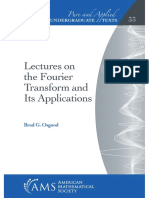 (Pure and Applied Undergraduate Texts 33) Brad Osgood - Lectures on the Fourier Transform and Its Applications-American Mathematical Society (2019)