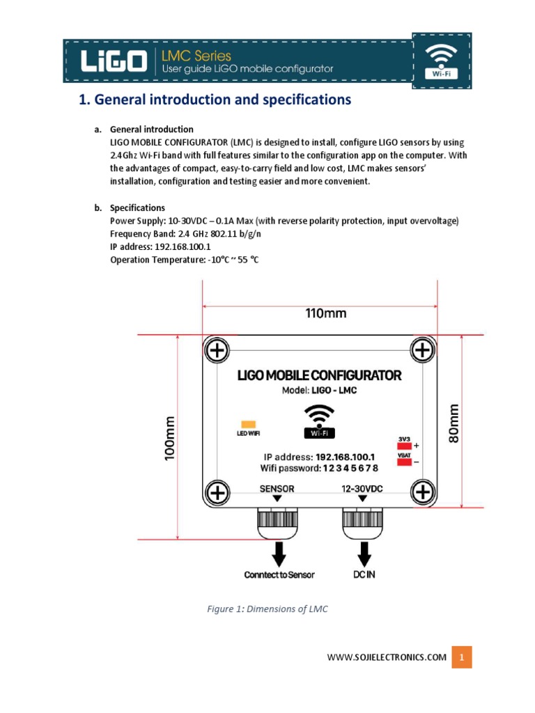Ligo Mobile Configurator User Guide | PDF