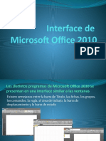 Interface de Office 2010