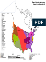 Mapa Período Arcaico en América.