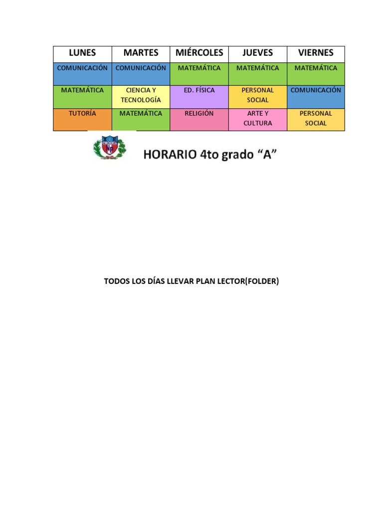 Horario PDF