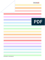 Simple Day Planner Portrait Rainbow Colored