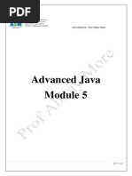 Advanced Java (Module 5)