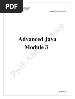 Advanced Java (Module 3)