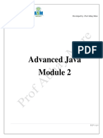 Advanced Java (Module 2)