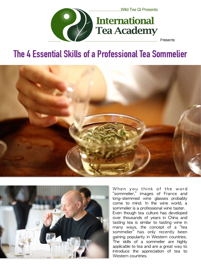 The 4 Essential Skils of A Professional ITA Certified Tea Sommelier | PDF