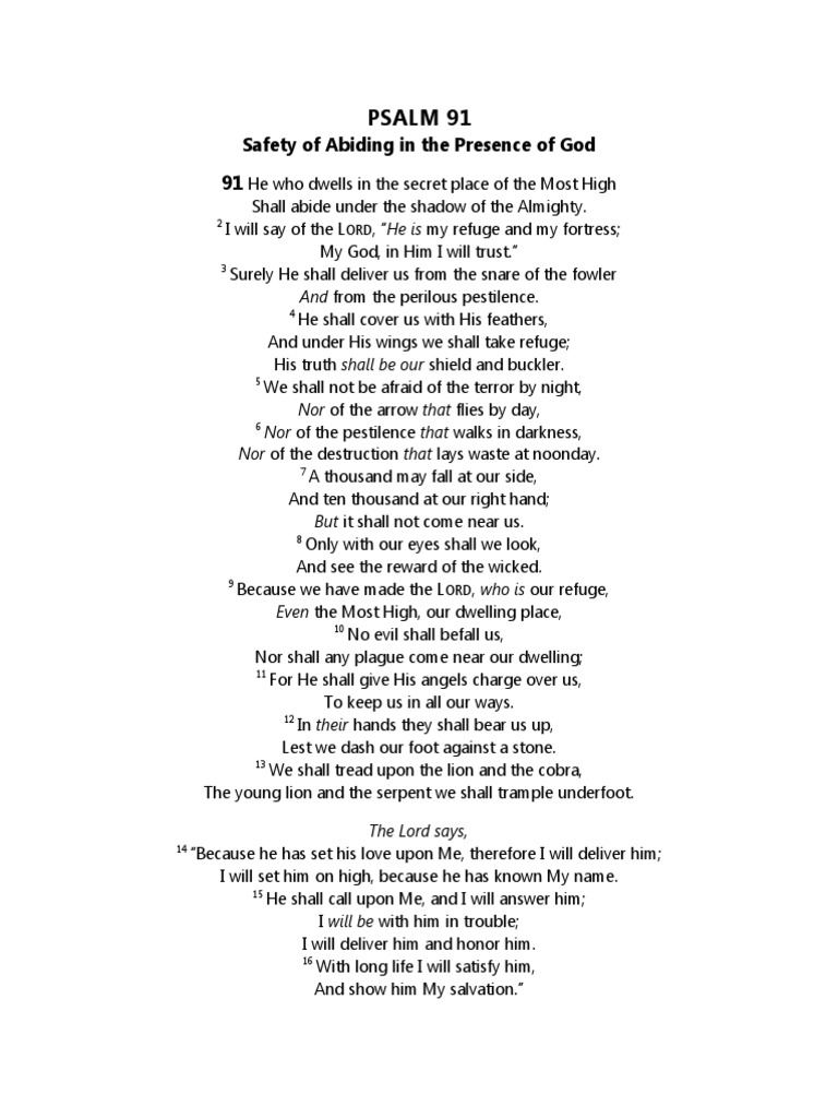 psalm-91-pdf-religious-texts-books-of-the-hebrew-bible