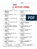 active vs stative - homework