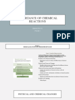 1 Importance of Chemical Reactions