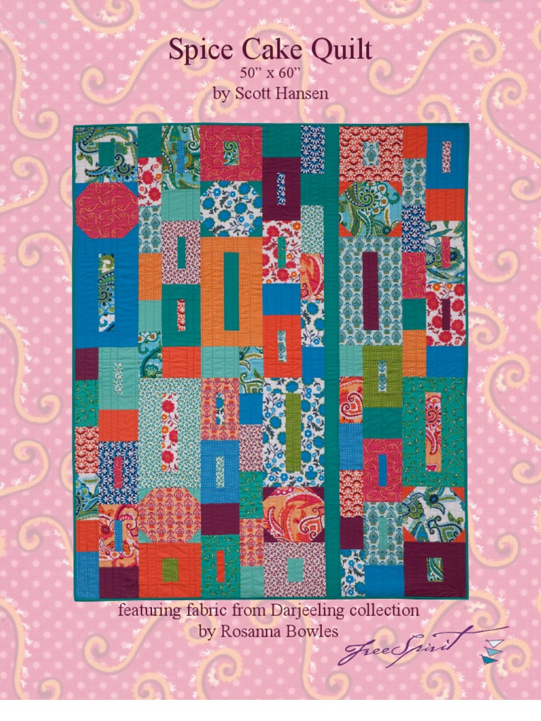 Spice Cake Quilt by Scott Hansen PDF Quilt Seam (Sewing)
