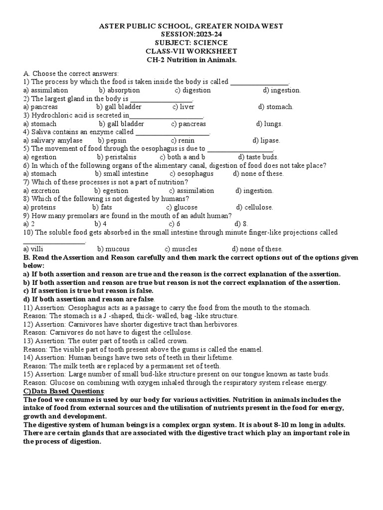 ANIMAL NUTRITION GRADE 12 QUESTIONS AND ANSWERS PDF TERM 1 TERM 3 visual data 3