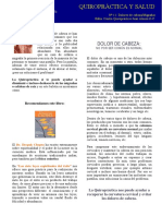 16 Dolor de Cabeza No Por Ser Común Es Normal (Articulo) Autor Juan Alonso D