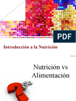 Introducción A La Nutrición