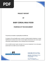 Baby Cereal Milk Food Project