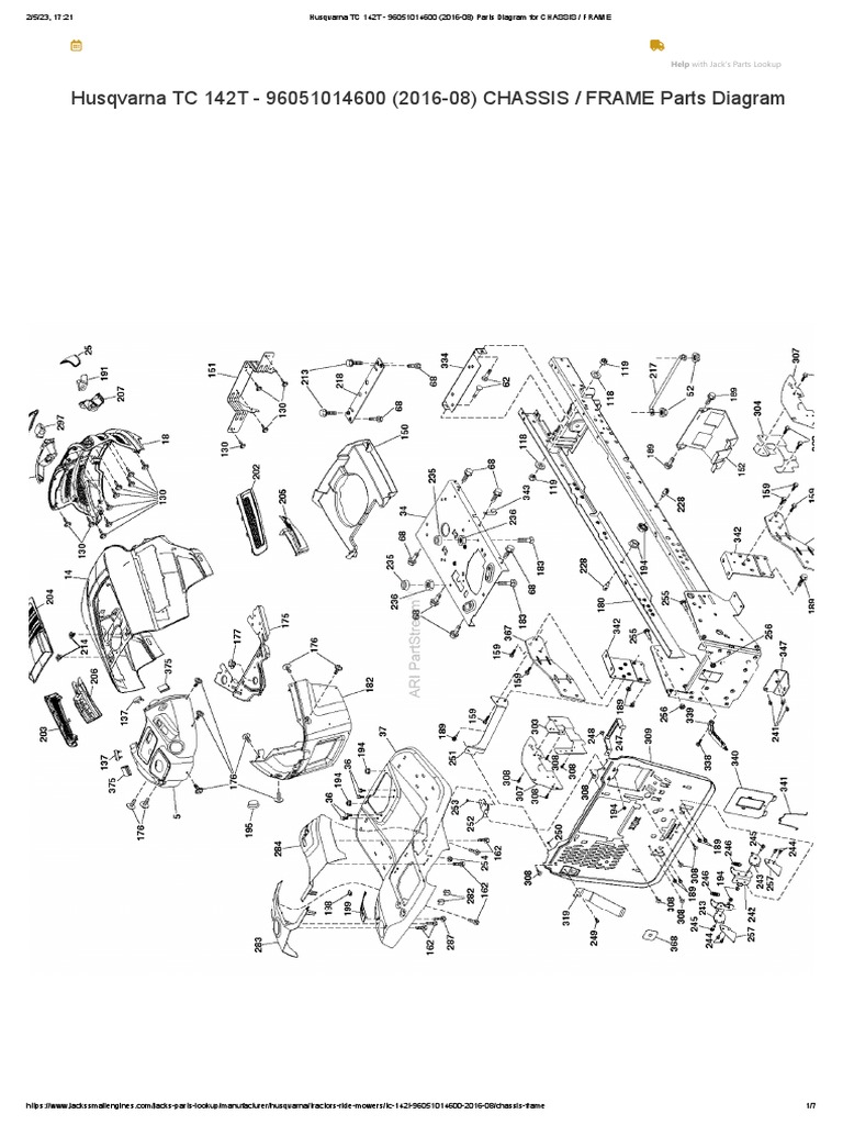 Courroie Husqvarna TC142, TC142T - 583 58 16-01, Longueur 241,3/246,3 Cm - Compatible Tondeuse