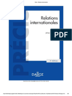 Julian Fernandez - Relations Internationales. 3e éd.-DALLOZ (2021)