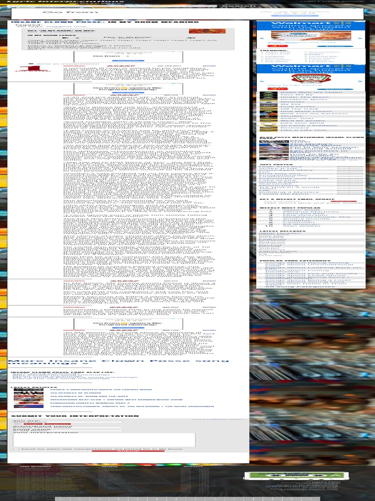 Insane Clown Posse In My Room Lyrics Meaning 2 PDF