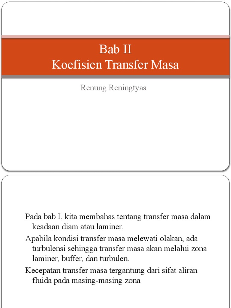 OTK-Koefisien Transfer Masa | PDF