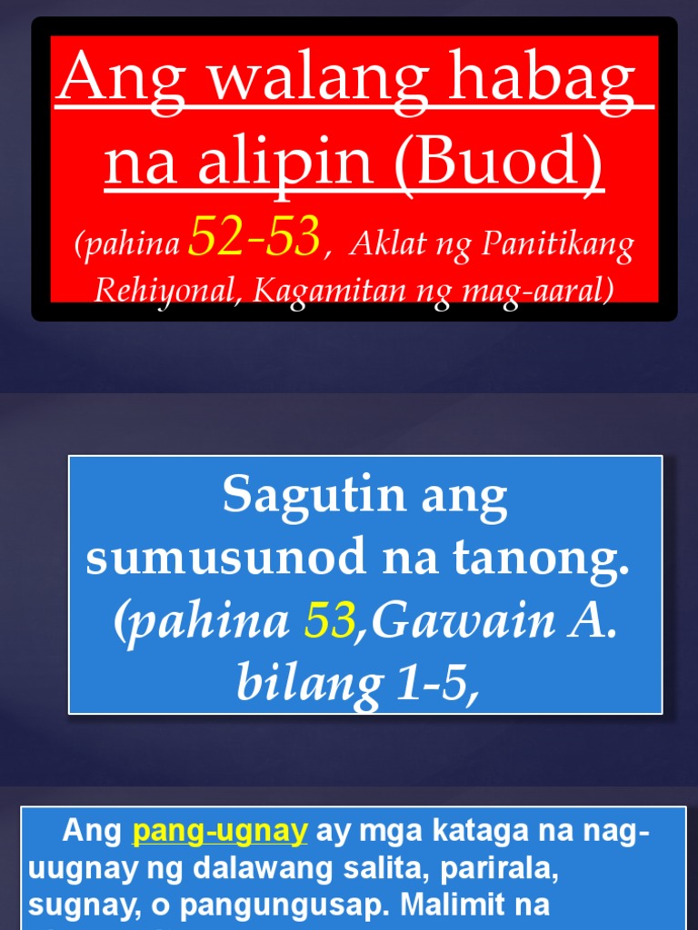 Week 7-FILIPINO 7 | PDF