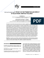 #07a An Exploratory Study of The Formation and Impact of Electronic Service Failures