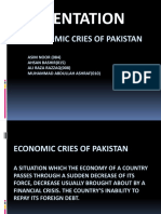 Economic Crises of Pakistan