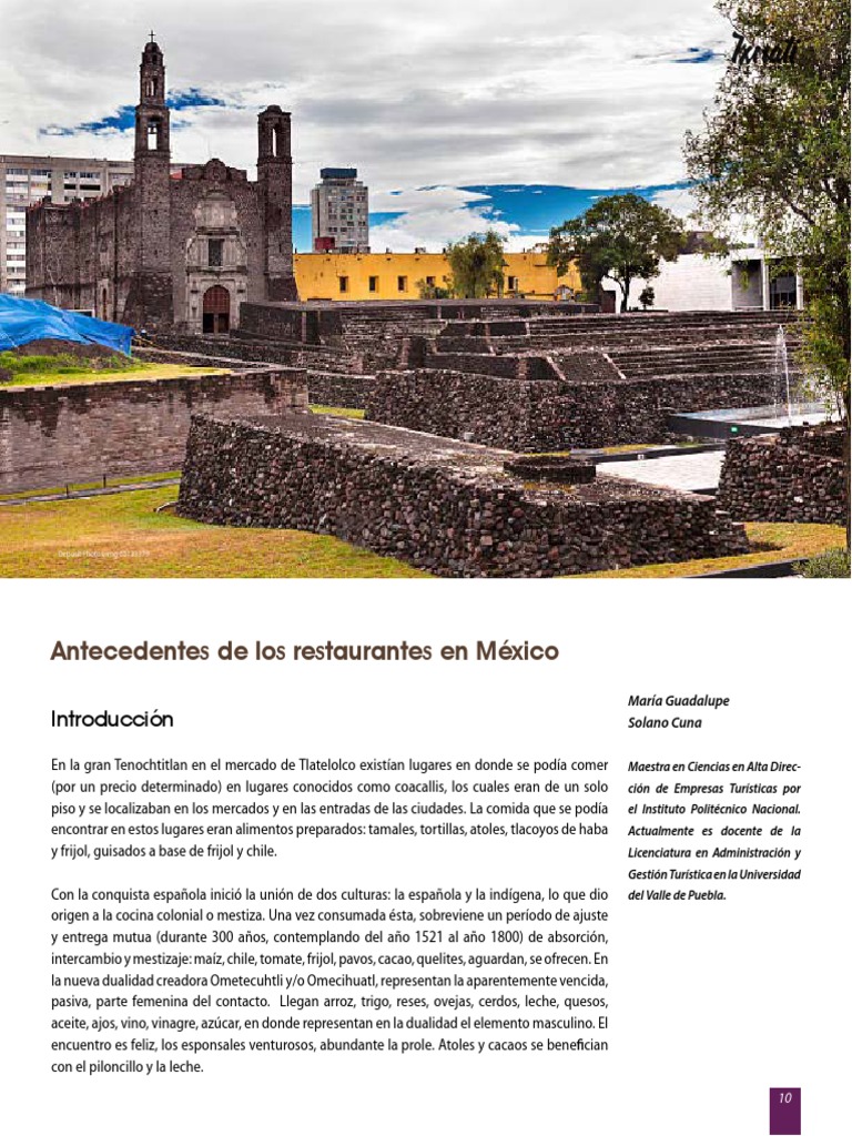 Antecedentes de Los Restaurantes en México | PDF