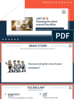 Level 04 - UNIT 06 - Showing The Client - Communication in Workplace