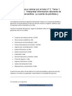 Interpretar Información Relevante de Documentos Mercantiles La Cuenta de Pérdidas y Ganancias