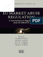 EU Market Abuse Regulation A Commentary On Regulation (EU) No 5962014