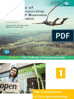 Chapter 1 - The Foundations of Entrepreneurship - Slides
