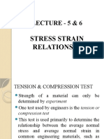 Stress Strain Relation