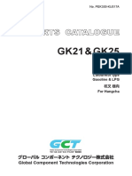 HANGCHA - GK21 - 25 Non-Electrically Controlled - Parts Catalogue (PEK300-KU017A)