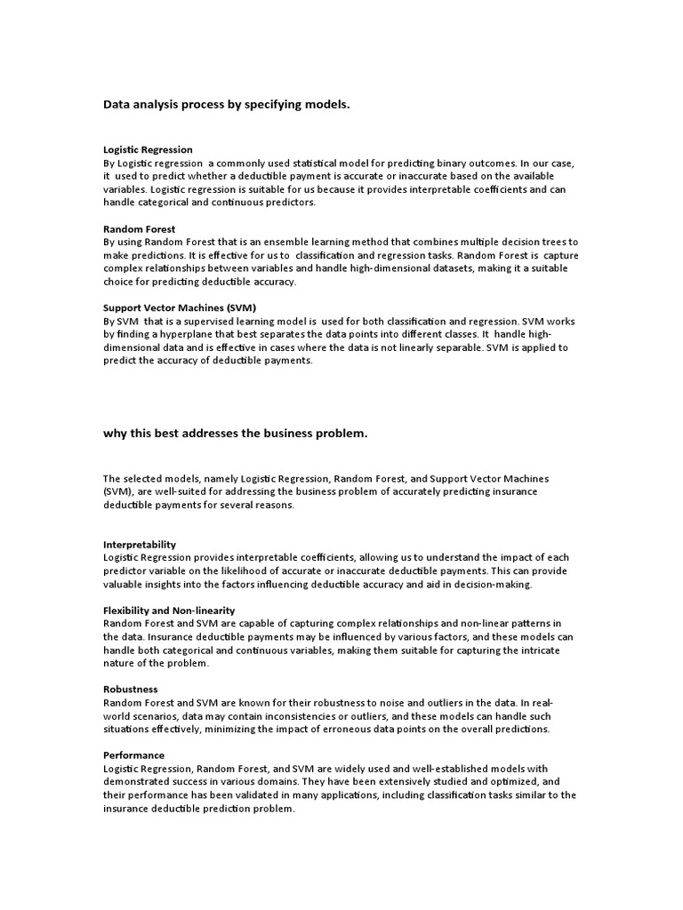 Benchmark Model Building Pdf Support Vector Machine Regression