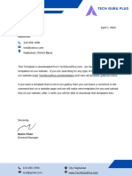 1 Professional and Modern Letterhead Design Template
