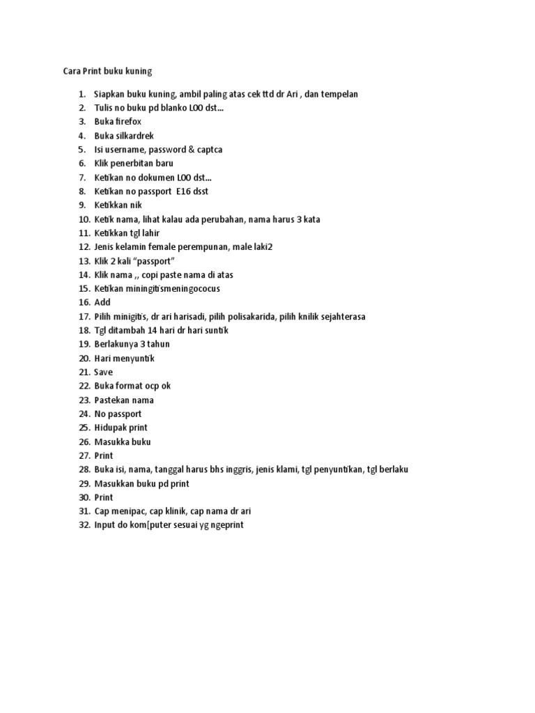 Cara print buku kuning pdf