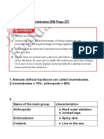 1.4 Classifying Invertebrates (SB Page 27)