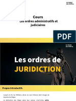 Cours 1 - Les Ordres Administratifs Et Judiciaires