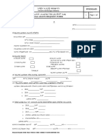 Annual Leave Form