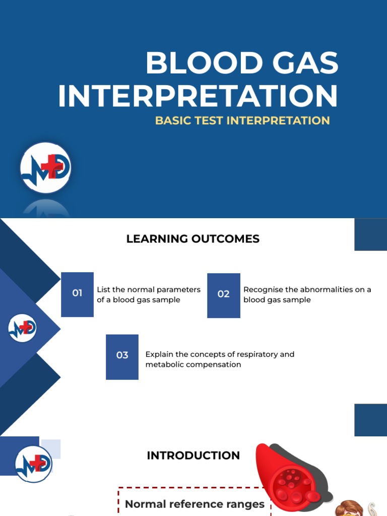 Blood Gas Interpretation PDF Bicarbonate Carbon Dioxide