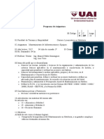 Programa Uai - Hoteleria Mantenimiento de Equipos e Infraestructura