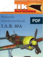 (Paper Model) Airplane) (Orlik) IAR-80A