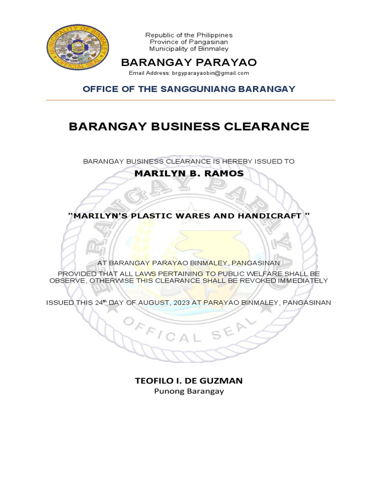 Business Clearance | PDF - Business Name Clearance Service