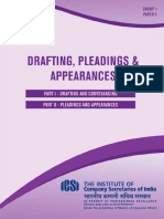 Drafting Pleadings Appearances Professional Programme July2023